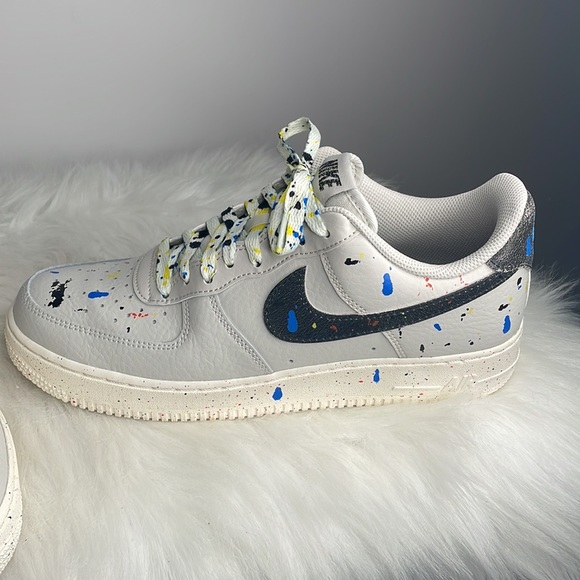 Nike | Air Force 1’07 LV8 Low Paint Splatter CZ0339-001 - Picture 8 of 11